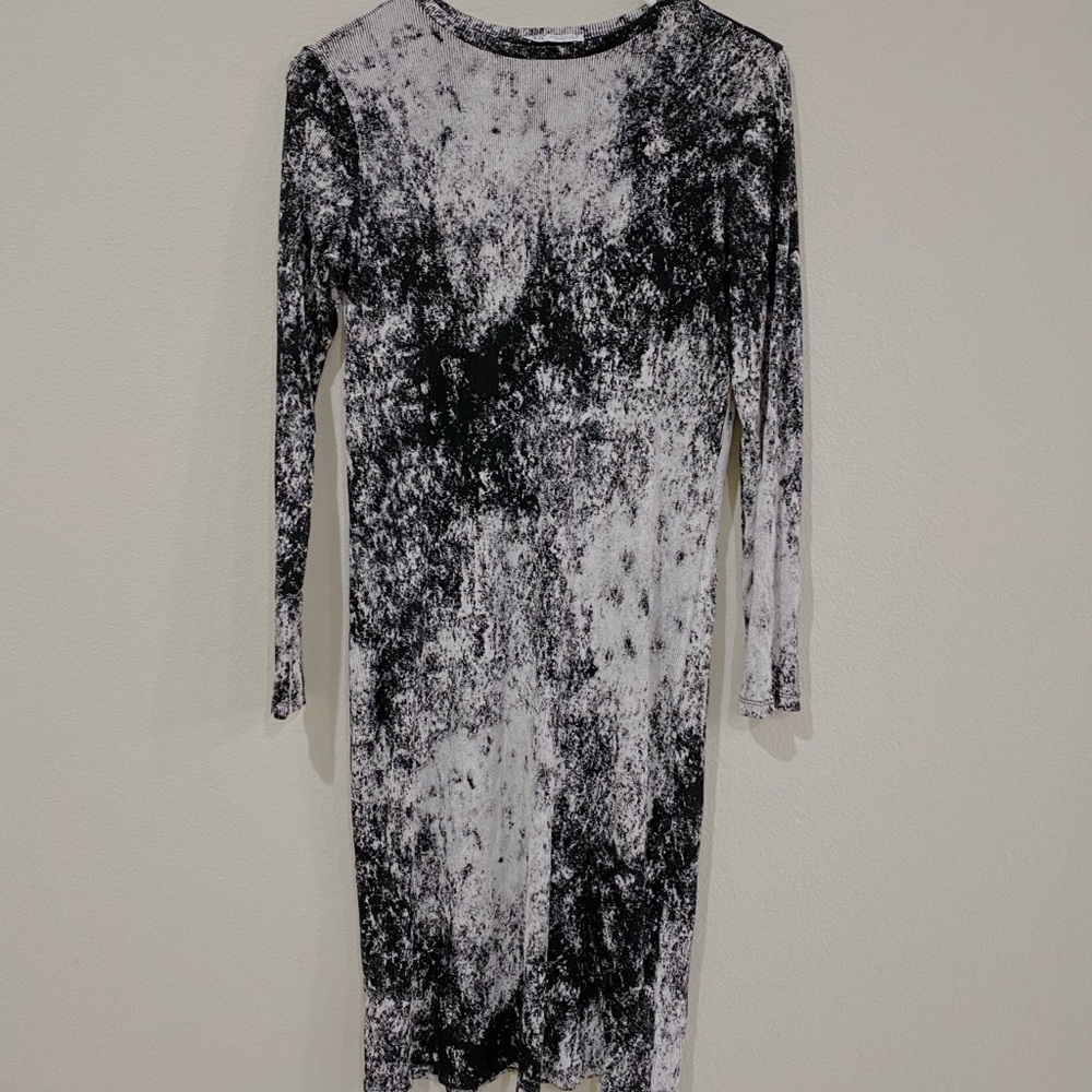 Black and white dress